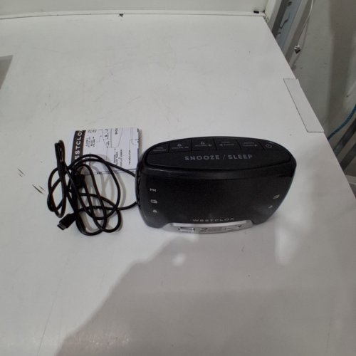 WESTCLOX DIGITAL DUAL ALARM CLOCK - BLACK (MODEL: 80227CCN) image 3