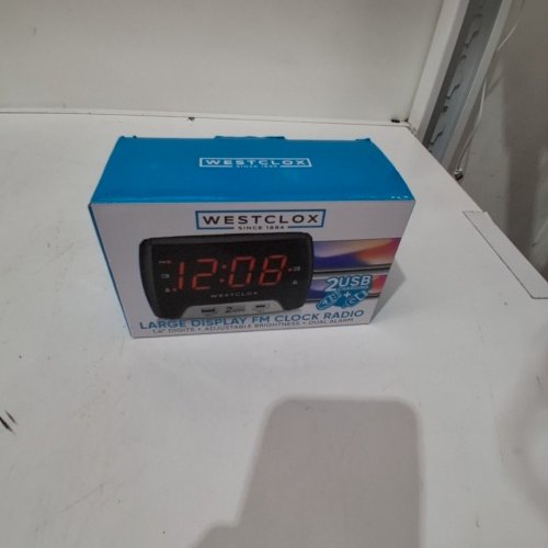 WESTCLOX DIGITAL DUAL ALARM CLOCK - BLACK (MODEL: 80227CCN) image 4