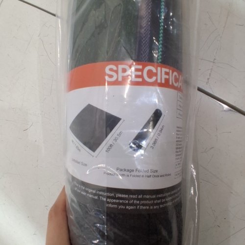 WEED BARRIER HEAVY DUTY FABRIC PLANT BARRIER - 6FT X 100FT - BLACK image 3