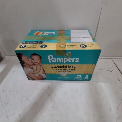 58PK PAMPERS SWADDLERS DIAPERS - SIZE 3 image 3