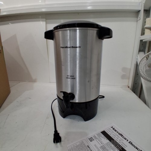 HAMILTON BEACH COFFEE URN - 45 CUP CAPACITY - STAINLESS STEEL (MODEL: 40515CR) image 3