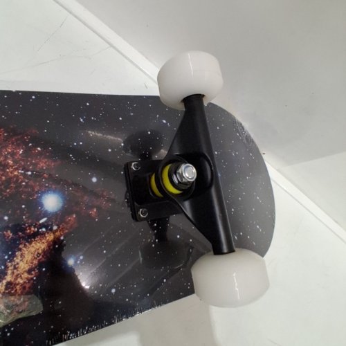 GALAXY GRAPHIC SKATEBOARD - 31" X 8" - BLACK image 5