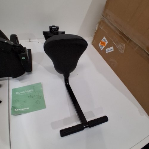 MAXI-COSI HOP-ON BOARD AND STROLLER BOARD WITH DETACHABLE SEAT - COMPATIBLE WITH MOST MAXI-COSI STROLLERS - BLACK (MODEL: 32006C) image 5
