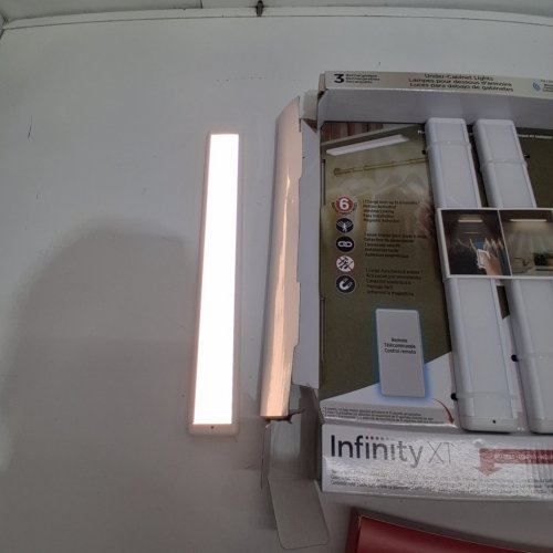 3PK INFINITY X1 UNDERCABINET LIGHT WITH REMOTE - 200LM, 14'' X 10'' - WHITE image 2