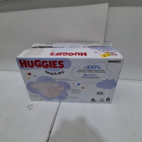 106PK HUGGIES SNUG AND DRY DIAPERS - SIZE 6 - 35LBS - DISNEY MICKEY MOUSE image 4