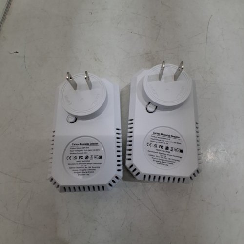 2PK CARBON MONOXIDE DETECTOR PLUG-IN WALL WITH LCD DISPLAY - BLACK/WHITE (MODEL: MY-S18) image 4