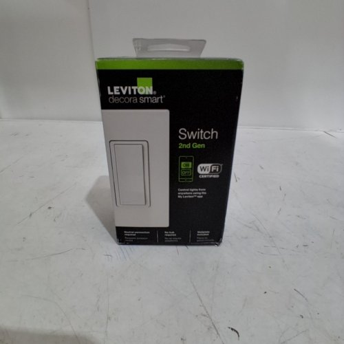 LEVITON DECORA SMART LIGHT SWITCH - WHITE (MODEL:D215S-1RW) image 5