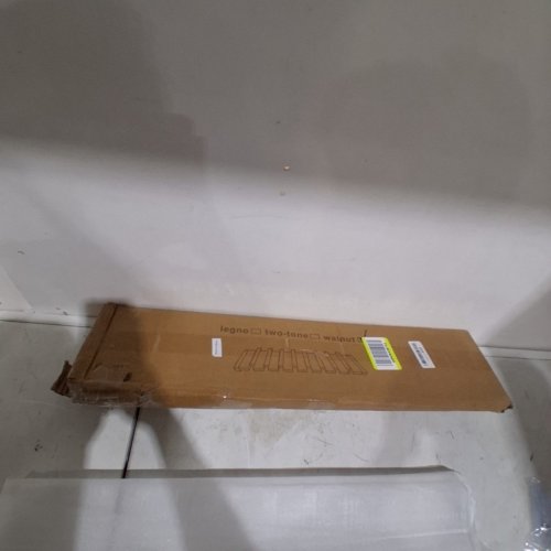 NATURAL DESIGN WOOD SLAT COAT HANGER - 26.5" - BROWN image 3