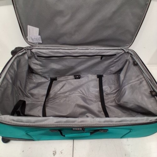 SWISSGEAR EXPANDABLE SOFTSIDE CHECKED SUITCASE - 29" - TEAL (STYLE: 6283383181) image 3