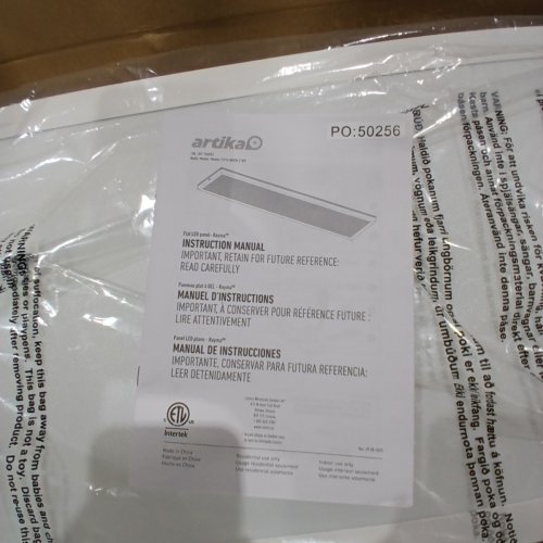 ARTIKA RAYMA FLAT PANEL LIGHT WITH BACKLIGHT - 2700K-5000K - 4200 LUMEN - WHITE (MODEL: 1940362/FLP14-RA5CN-C1WH)) image 3