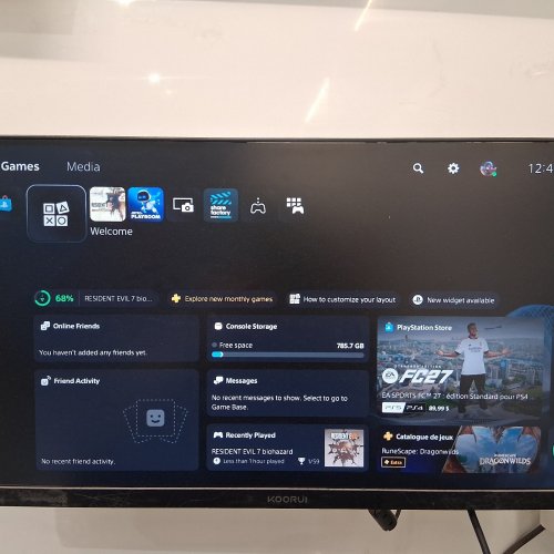 SONY PLAYSTATION 5 SLIM *UPDATED MODEL* (PS5) CONSOLE - DISC EDITION - 1TB (MODEL: CFI-2115) image 2