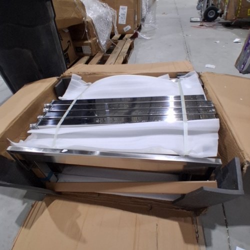 STEEL UTILITY KITCHEN SINK WITH BOTTOM STORAGE SHELF - STAINLESS STEEL (ITEM: WED01-SC01-70450) image 3