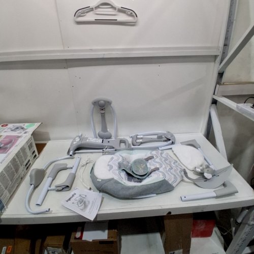 INFANT'S INGENUITY CONVERTME SWING-2-SEAT CHAIR - WHITE/GREY - (MODEL:B6) image 2
