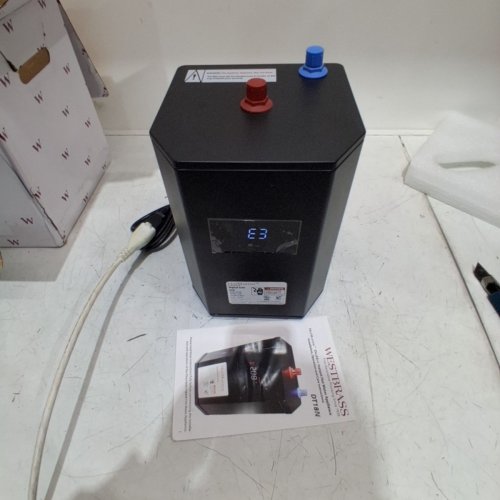 WESTBRASS HOTMASTER DIGIHOT DIGITAL INSTANT HOT WATER TANK SYSTEM FOR DISPENSER FAUCETS - 100 CUP CAPACITY - 167°F-208°F - 1500W - BLACK (MODEL: DT18N) image 3