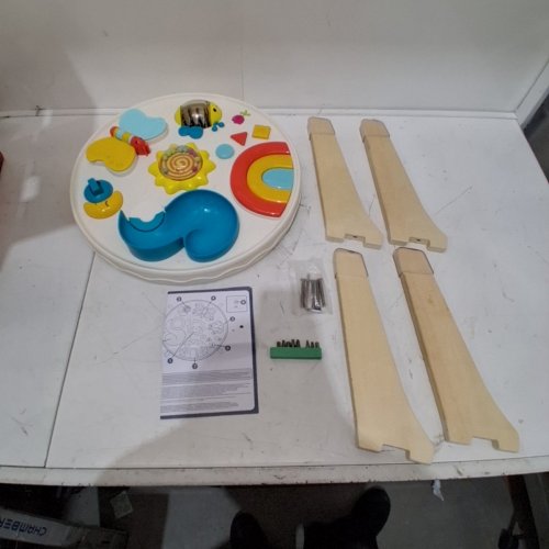 B.TOYS MUSICAL COLORFUL & SENSORY STATION BABY ACTIVITY TABLE - 6 MONTHS+ - MULTICOLOR (MODEL: ‎BX2441Z) image 3