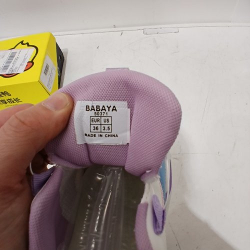 BABAYA GIRLS ATHLETIC SHOES - US 3.5- PINK (STYLE: 50371) image 5