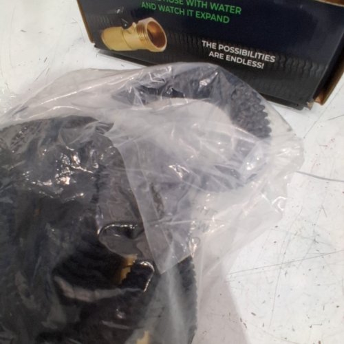 EXPANDABLE GARDEN HOSE - 25FT - BLACK/GREEN image 3