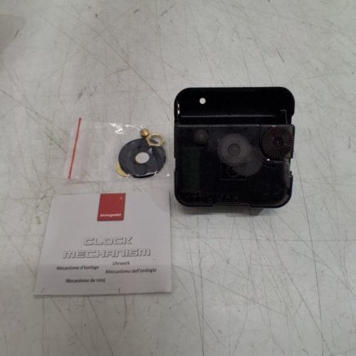 DIY WALL CLOCK MOVEMENT MECHANISM CLOCK REPAIR KIT - 31MM SHAFT - BLACK image 2