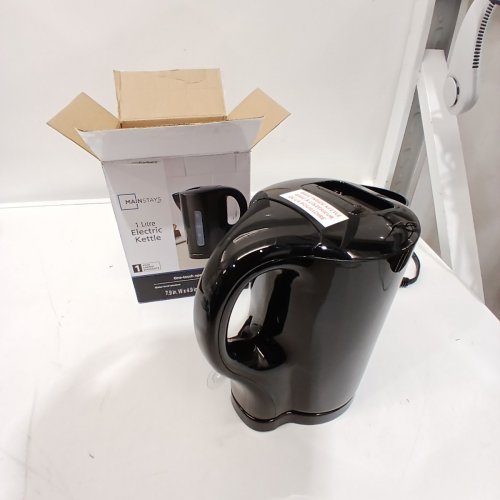 MAINSTAYS PLASTIC ELECTRIC COUNTERTOP KETTLE - 1L - BLACK - (MODEL: WJK836) image 3
