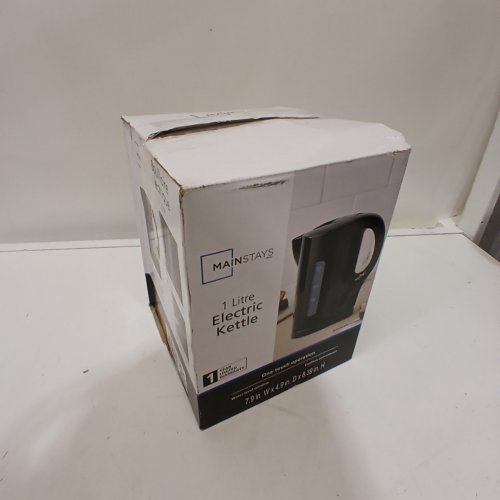 MAINSTAYS PLASTIC ELECTRIC COUNTERTOP KETTLE - 1L - BLACK - (MODEL: WJK836) image 5