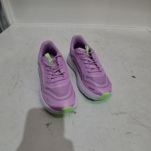 GIRL'S ATHLETIC WORKS TODDLER MAX SNEAKERS - SIZE 1 - LIGHT PURPLE/MINT image 3