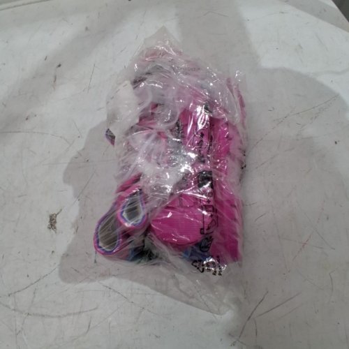 GIRL'S DINOSAUR PRINT RAIN BOOTS - US 13 - BLUE AND PINK image 5