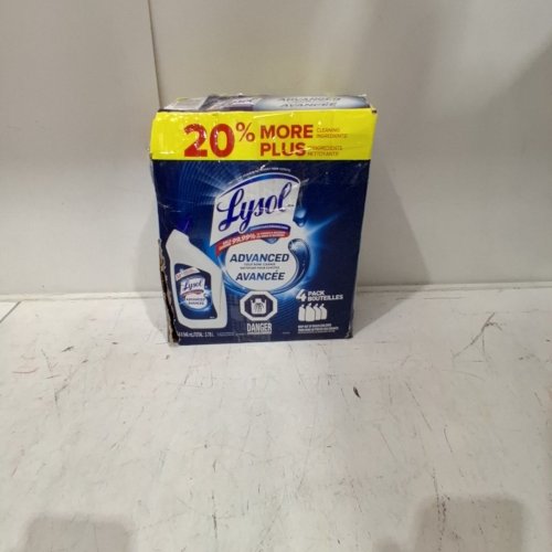 4PK LYSOL ADVANCED TOILET BOWL CLEANER - 946ML/BOTTLE (MODEL: 937319) image 4