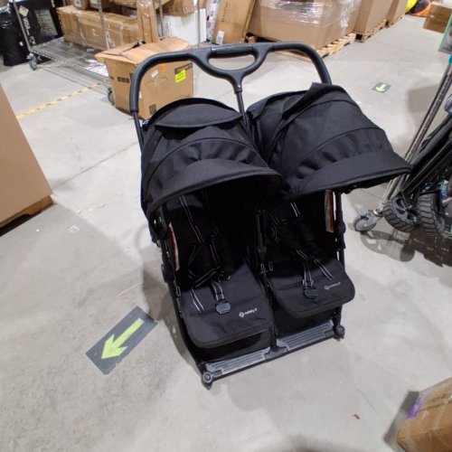SAFETY 1ST DOUBLE DOUBLE DUO STROLLER - 30" WIDE - BLACK (MODEL:01314CKSR) image 2