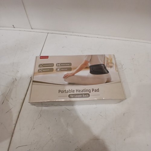 COMFYTEMP WIRELESS RECHARGABLE LOWER BACK HEATING PAD - UP TO 58" WAIST - GREY - (MODEL:K9284) image 2