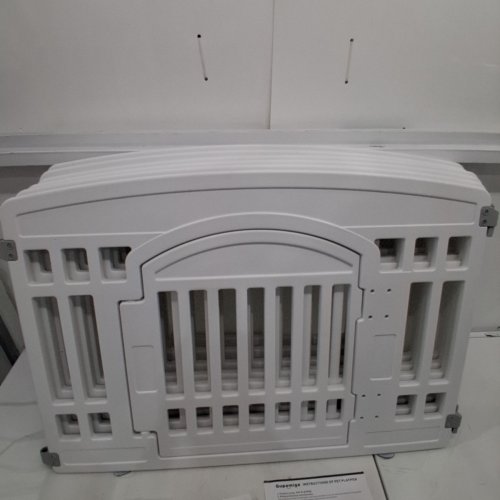 GUPAMIGA 6-PANEL PET PLAYPEN FOR SMALL PETS - 24" X 31.5" (EACH) - WHITE (MODEL: PPW-WHITE-6) image 2