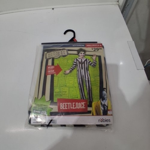 KIDS RUBIES BEETLEJUICE HALLOWEEN COSTUME - SMALL - BLACK WHITE image 2