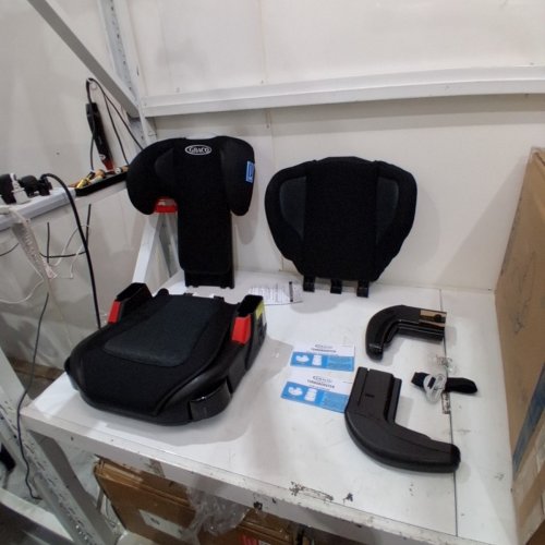 GRACO 2-IN-1 TURBOBOOSTER HIGHBACK TO BACKLESS BOOSTER CAR SEAT - 40-100LB MAX - BLACK (MODEL: 2168325) image 3