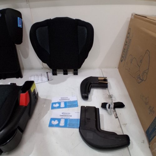 GRACO 2-IN-1 TURBOBOOSTER HIGHBACK TO BACKLESS BOOSTER CAR SEAT - 40-100LB MAX - BLACK (MODEL: 2168325) image 4