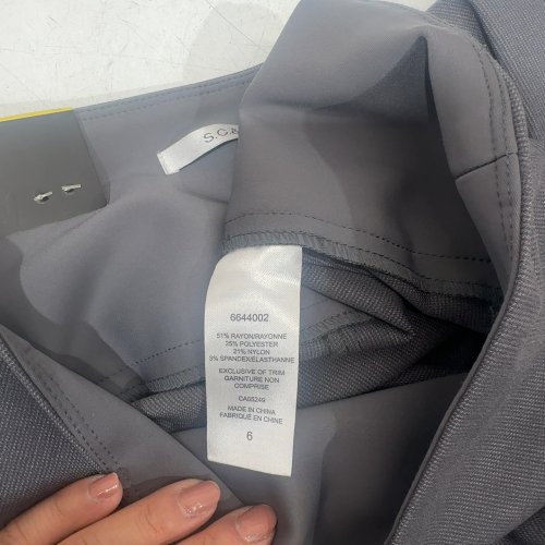 WOMENS S.C. & CO. 360 TUMMY CONTROL LEGGINGS - SIZE 6 - GREY (STYLE: 6644003) image 2