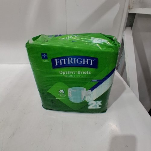 20PK UNISEX MEDLINE FITRIGHT ANTI LEAK PROTECTIVE UNDERWEAR- 2XL- WHITE image 2