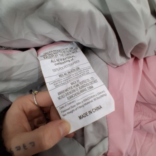7PC MOCASSI COMFORTER AND SHEET SET - QUEEN - PINK\GREY image 2