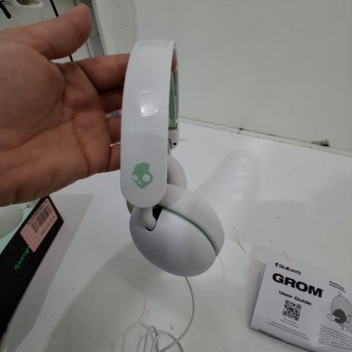 SKULLCANDY GROM OVER-EAR WIRED HEADPHONES, VOLUME-LIMITING, SHARE AUDIO PORT - BONE SEAFOAM - (MODEL:‎S6KAY-R952) image 3