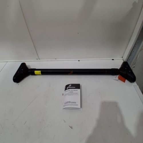 SPORTNEER ADJUSTABLE NON-SLIP PULL UP BAR - 29.5"-37" - 440LB - BLACK image 2
