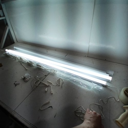 6PK BARRINA LED SHOP/GROW LIGHTS - 6500K - 4FT - WHITE image 2