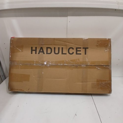 HADULCET ADJUSTABLE C SHAPED SIDE TABLE WITH WHEELS - 27"- 33.5" X 31.5" X 15.8" - BROWN (MODEL: F-8040RB) image 4