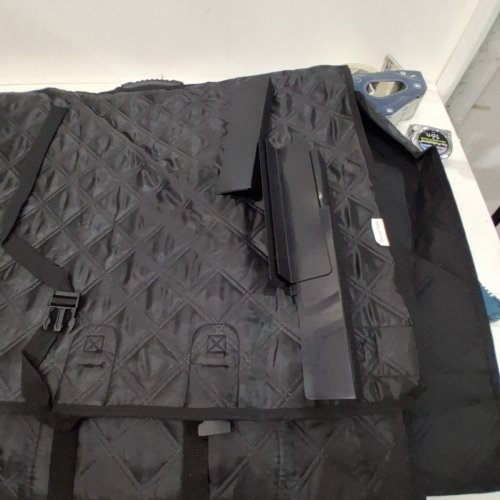 RUFF LINERS BACK SEAT EXTENDER FOR DOGS FOR FULL-SIZE TRUCK - XL - BLACK image 3