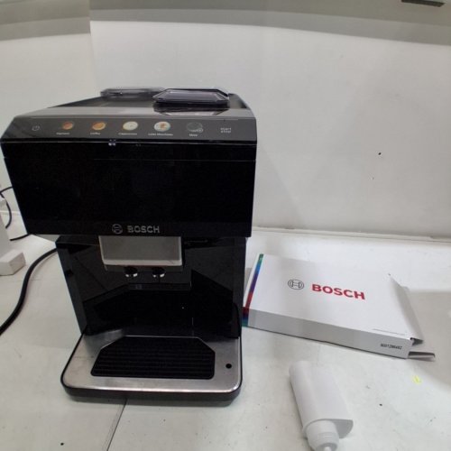 BOSCH 500 SERIES FULLY AUTOMATIC ESPRESSO MACHINE WITH WHOLE BEAN COMPARTMENTS AND GROUND COFFEE CHUTE - TFT DISPLAY AND TOUCH CONTROL PANEL - EXTERNAL MILK SYSTEM - 9 BEVERAGE OPTIONS - BLACK (MODEL: TPU40109) image 14