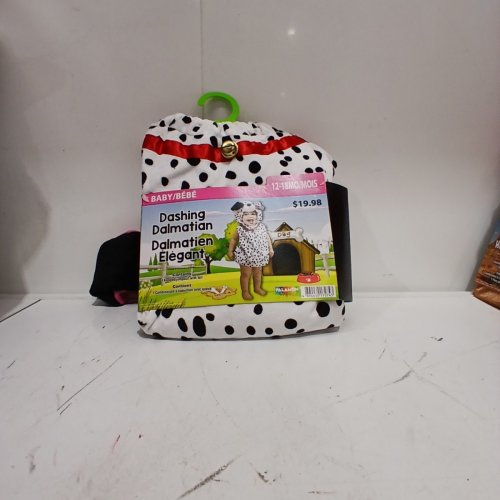 PALAMON DASHING DALMATIAN BABY COSTUME - 12-18 MONTHS - WHITE / BLACK (ITEM: 1770) image 2