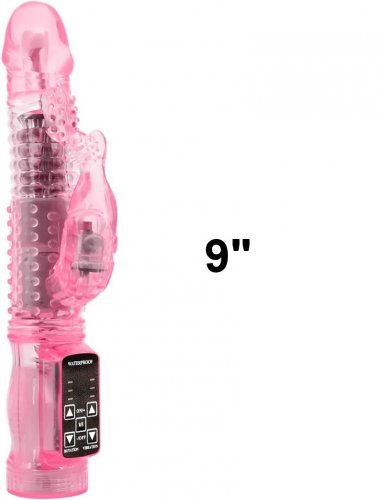 ADULT SEX TOY DILDO VIBRATOR G-SPOT MASSAGER MULTI-SPEED - 9" -PINK image 2
