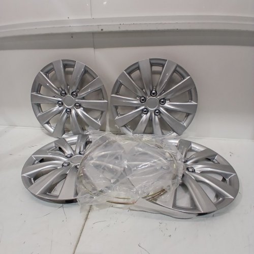 4PK HUBCAPS WHEEL COVERS COMPATIBLE WITH TOYOTA COROLLA (2011-2013) - 16" - SILVER (MODEL: KT1038-16S/L(N)) image 2