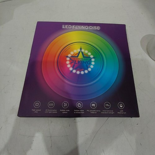 LED FLYING DISC WITH 7 COLOURS - 175G image 5