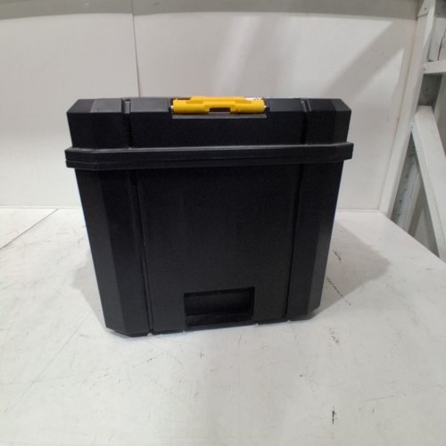 STACKABLE DEEP TOOL BOX - 16" X 12" X 12" - BLACK/YELLOW image 3