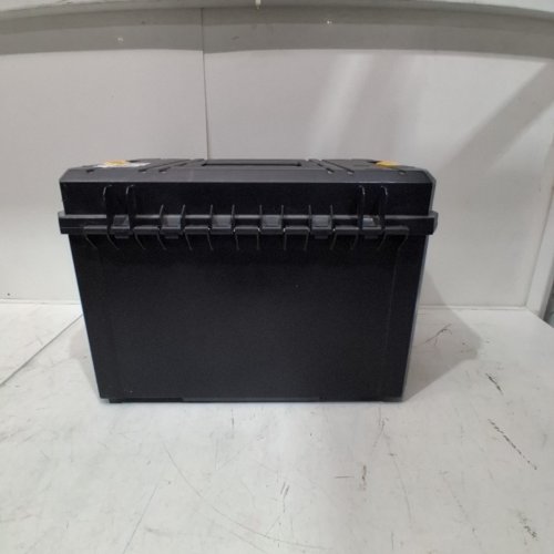 STACKABLE DEEP TOOL BOX - 16" X 12" X 12" - BLACK/YELLOW image 4