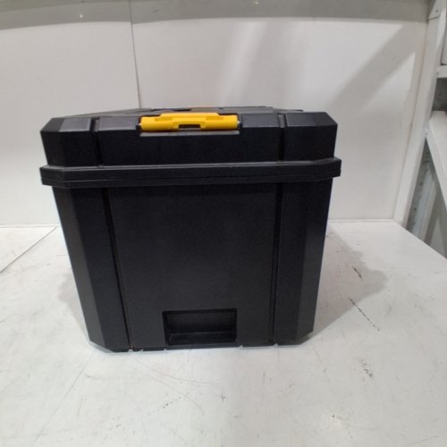 STACKABLE DEEP TOOL BOX - 16" X 12" X 12" - BLACK/YELLOW image 5