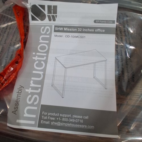 SHW MISSION OFFICE DESK - 32" (MODEL: OD-10A#CS01) image 3